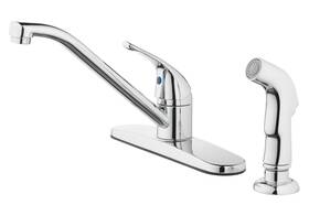 Msf0-hw-kfwss3 Nobrand 8 Inch Centerset Single Handle Kitchen Faucet With Side Spray Chrome