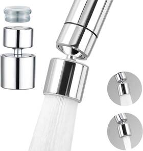 Wolykier-a08011 Nobrand 360 Swivel Kitchen Faucet Dual-function Sprayer 55/64 Inch Thread