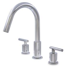Novatto 744271939293 Waltz Widespread 2-handle Lavatory Faucet In Chrome