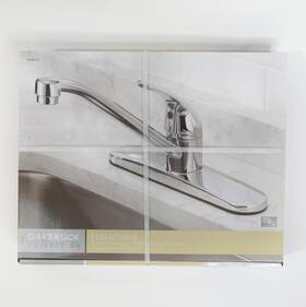 454819 Oakbrook Collection Essentials Kitchen Faucet Polished Chrome New Sealed Box