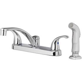810nc-f1001 Oakbrook Collection Essentials Chrome 2-handle Kitchen Faucet With Side Sprayer
