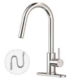 B0ffhk1t2m Oersitor Kitchen Faucet With Pull Down Sprayer Brushed Stainless Steel Single Hand