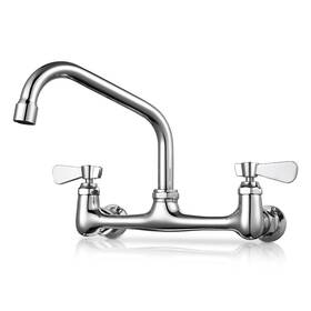 Oiewmf008w Oierzin Commercial Wall Mount Faucet 8 Inch Swivel Spout