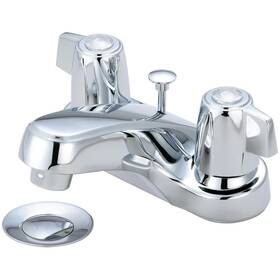 Olympia 763439844002 Elite Two Handle Bath Faucet With Mini Blade Handles Brass Polished Chrome