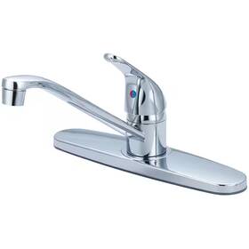 Olympia Faucets 445005078020 Elite Single-handle Standard Kitchen Faucet With Supply Lines In Chrome