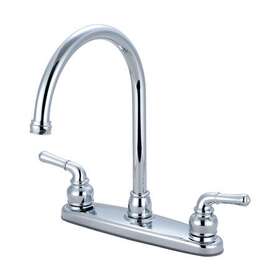 K-5340 Olympia Faucets Two Handle Kitchen Faucet Npsm Standard Polished