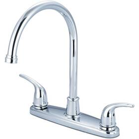 K-5370 Olympia Double-handle Standard Kitchen Faucet In Polished Chrome