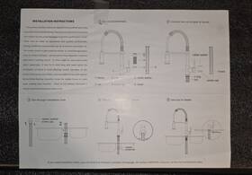 Owofan 8071.77fk Pull-down Kitchen Faucet Matte Black Single-hole High Arc Ss Modern