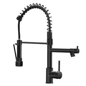 B0ddkbrmf6 Owofan Black Kitchen Sink Faucet Pull Down Sprayer Stainless Steel Single Han