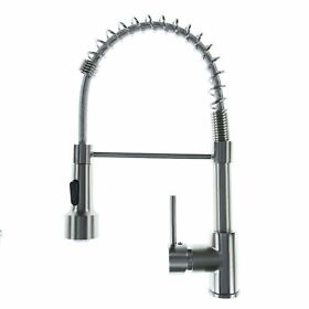 Owofan Kitchen Faucet With Pull Down Sprayer Brushed Nickel Finish Open Box