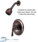 P-2342t-orb Olympia Aviditi Series Single Lever Shower Trim Kit 749210004308