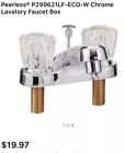 P299621lf-eco-w P245lf Peerless Chrome Lavatory Faucet New In Box
