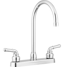 Pb-k11cp Pacific Bay Lynden Modern High Arc Kitchen Sink Faucet Metallic Plating Over Abs Plastic Po