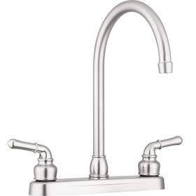 Pb-k11sn Pacific Bay Lynden Modern High Arc Kitchen Sink Faucet - Metallic Plating Ove