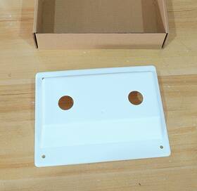 Pandaa007 842696749326 Faucet Bezel Stand Off Cover Replacement White Holes 4 Inches