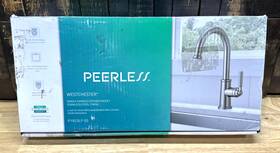 P1923lf-ss Peerless Westchester Single Handle Kitchen Faucet Stainless Steel 1 Hole Mount