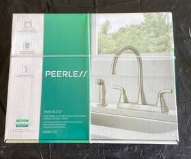 P2835lf-ss Peerless Kitchen Faucet With Side Spray Stainless Steel Parkwood M14