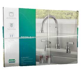 P2965lf-ss Peerless Elmhurst Two-handle Kitchen Faucet With Twist Aerator Deck-mount Stainless