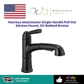 P6923lf-ob Peerless Westchester Single-handle Pull Out Kitchen Faucet Oil-rubbed Bronze