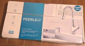 Peerless P7901lf-sd-w Kitchen Faucet Pull-down Chrome Soap Dispenser Brand New