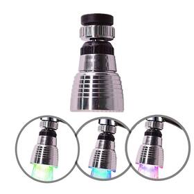Peixiong Ppp Led Sltgw3color Szdahao Swivel 3-color Temperature Sensitive Gradient Water Faucet Light 1 Pack