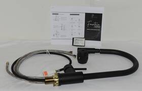 Pl8231mb Pelican Pl-8231 Single Hole Pull Down Kitchen Faucet Matte Black