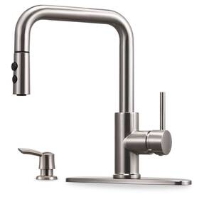 Peppermint 764560113562 Kitchen Faucet With Pull Down Sprayer And Soap Dispenser Sink