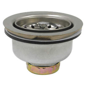 59-3130 Perfect Putty Ss Zinc Basket Strainer 4-1/2in