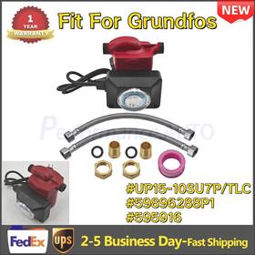 Performanceautoparts2012 595916 Up15 10su7p Tlc 3/4 In 115v Cast Iron Hot Water Recirculation Pump Fits Grundfos
