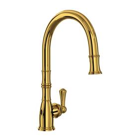 U.4734ulb-2 Perrin And Rowe Georgian Era Touchless Kitchen- -unlacquered Brass
