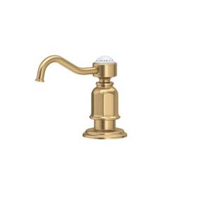 U.6995seg Perrin & Rowe And U.6995ulb Edwardian Era Deck Satin English Gold Faucet New