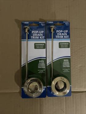 Pf0777 Pf Waterworks Lp Water Works Pop-up Drain Trim Kit Lot Of 2