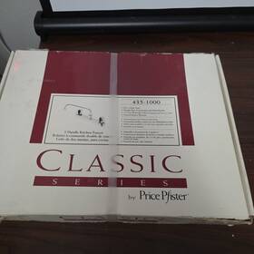435-1000 Pfister 038877429068 Price Classic Chrime 2 Handle Kitchen Faucet