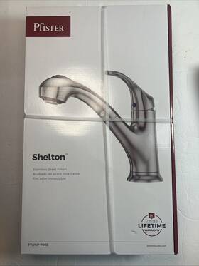 Pfister 038877568736 Shelton Pull Down Kitchen Faucet Stainless Lifetime Warranty-new
