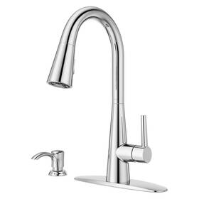 Pfister 038877658543 Barulli Kitchen Faucet With Pull Down Sprayer And Soap Dispenser S Inch