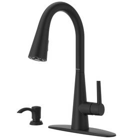 Pfister 038877658567 Barulli Kitchen Faucet With Pull Down Sprayer And Soap Dispenser Single Hand