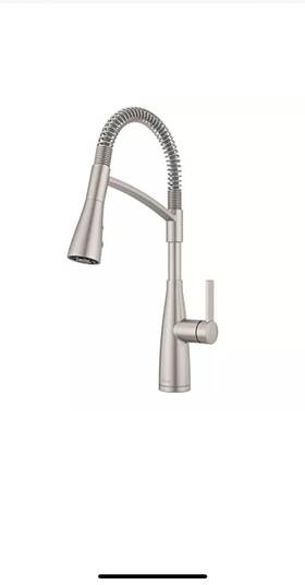 F5297kwcgs Pfister 038877666593 Kwan Commercial Culinary Kitchen Faucet Pull Down Sprayer