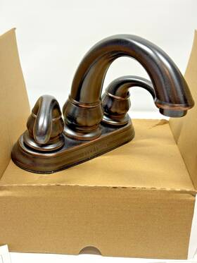 48-dy00 Pfister Price Treviso Centerset Bathroom Faucet Tuscan Bronze New In Box