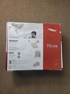 8p8-ws2vnsgs Pfister Venturi Spray Brushed Nickel Tub And Shower Faucet Spout Head Only
