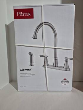 F-036-4gns Pfister F-036-4gnc Glenora 2-handle Kitchen Faucet W Side Spray Stainless Steel