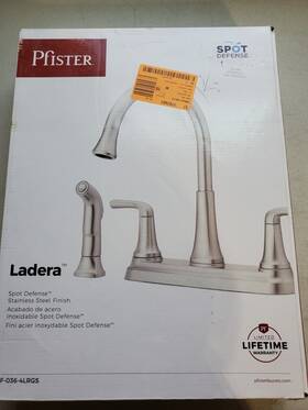F-036-4lrgs Pfister Ladera 2-handle Kitchen Faucet - Spot Defense Stainless Steel