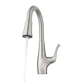 F-529-fcys Pfister Clarify Pull-down Kitchen Faucet With Xtract Filter Mode Multi-function