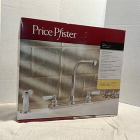 F-wk2-740c Pfister Kitchen Faucet 2 Handle With Side Sprayer - Price