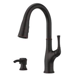 F5297awy Pfister Alderwood Kitchen Faucet Sprayer And Soap Dispenser 1-handle