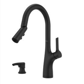 F5297closdb Pfister Ceylon Kitchen Faucet With Pull Down Sprayer And Soap Dispenser Single Handle