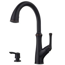 F5297tay Pfister Tamera Kitchen Faucet With Pull Down Sprayer And Soap Dispenser
