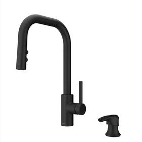 F5297znrb Pfister Zanna Kitchen Faucet With Pull Down Sprayer And Soap Dispenser Single Handle