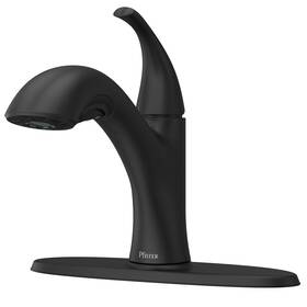 F5347wryb Pfister Wray Kitchen Faucet With Pull Out Sprayer Single Handle Mid Arc