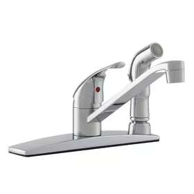 G134-3444 Pfister Pfirst Series 1-handle 3-hole Kitchen Faucet Polished Chrome