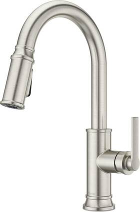 Gt529-cols Pfister Colfax 1.8 Gpm Single Hole Kitchen Faucet Stainless Steel